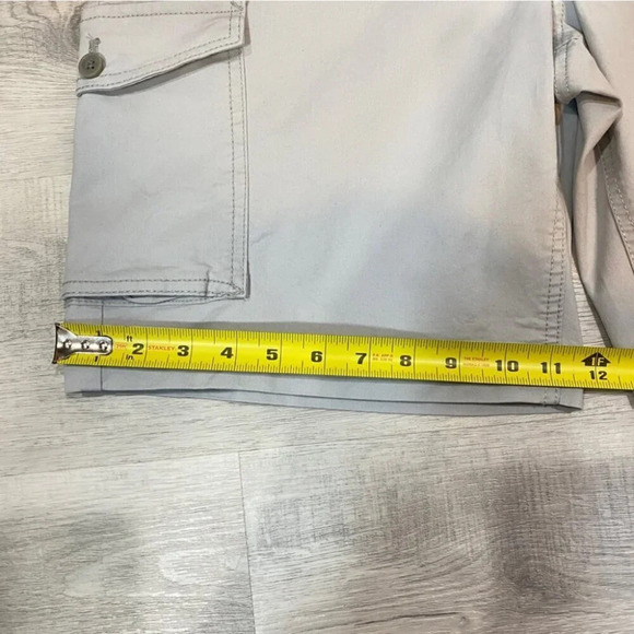 NWT Van Heusen Cargo Shorts 36 Stretch Cotton 8in Inseam- Stone Grey - Picture 10 of 16